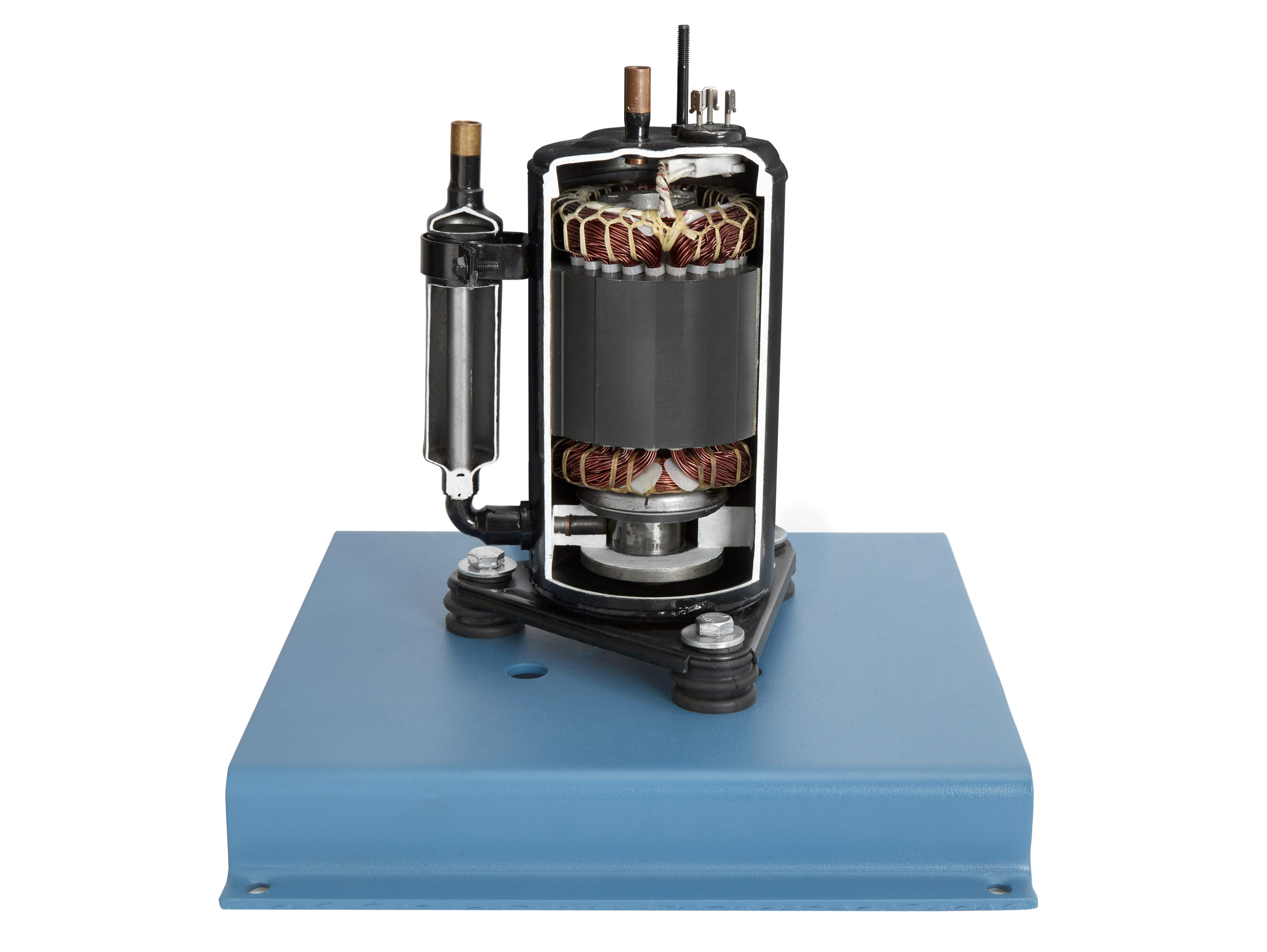 373-160 Hermetic Rotary Compressor Cutaway Image