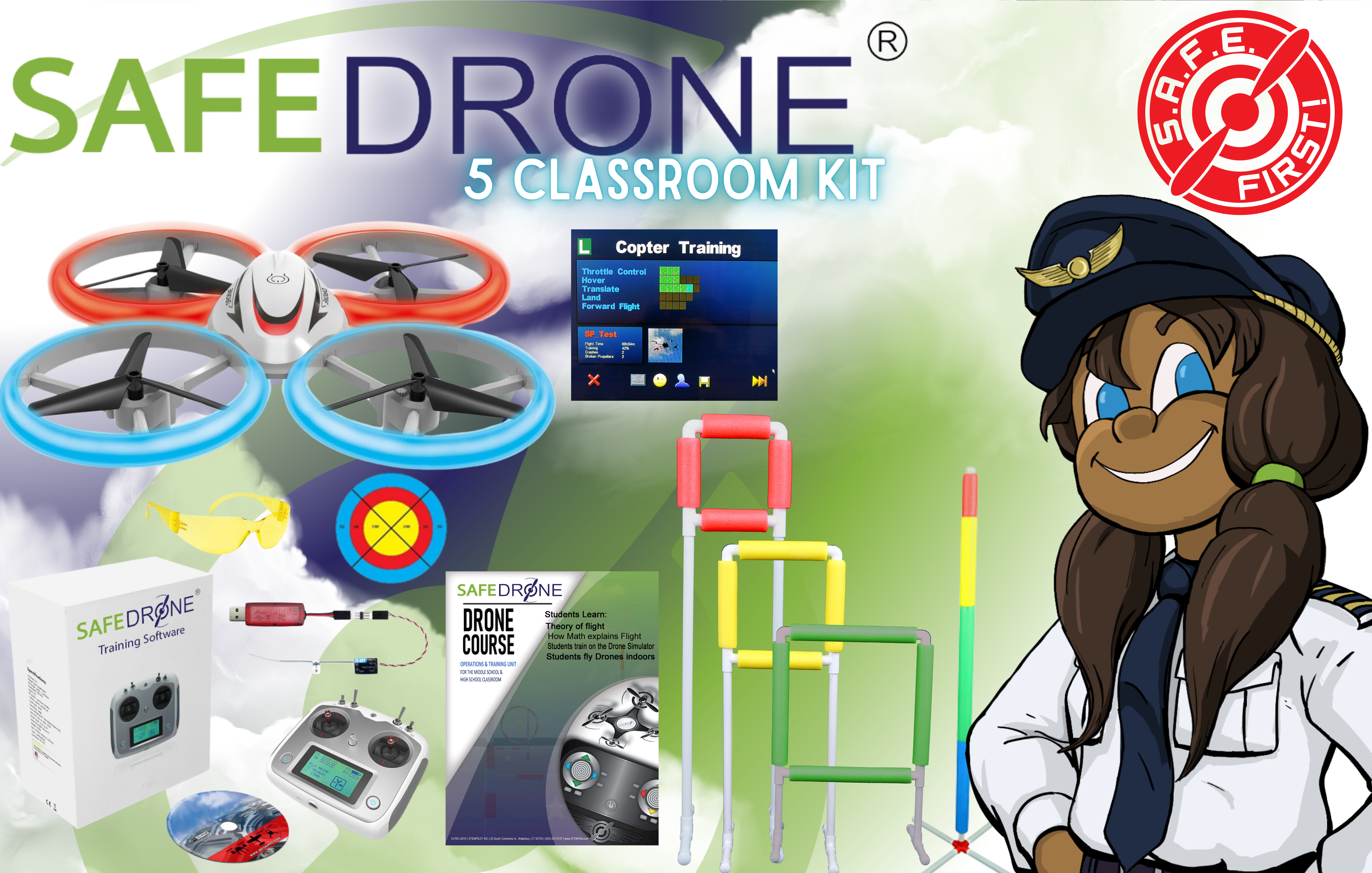 SAFEDrone Classroom 5 Kit Image