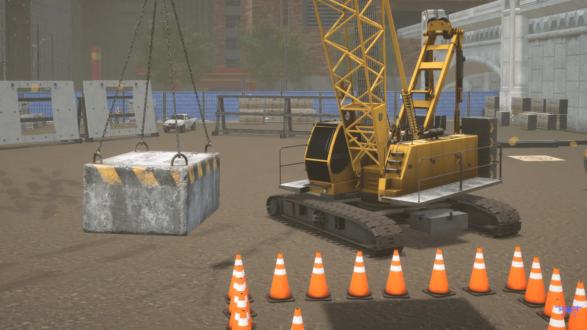 Crawler Crane Simulator Training Image