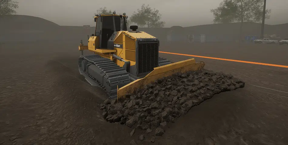 Bulldozer Simulator Training Image